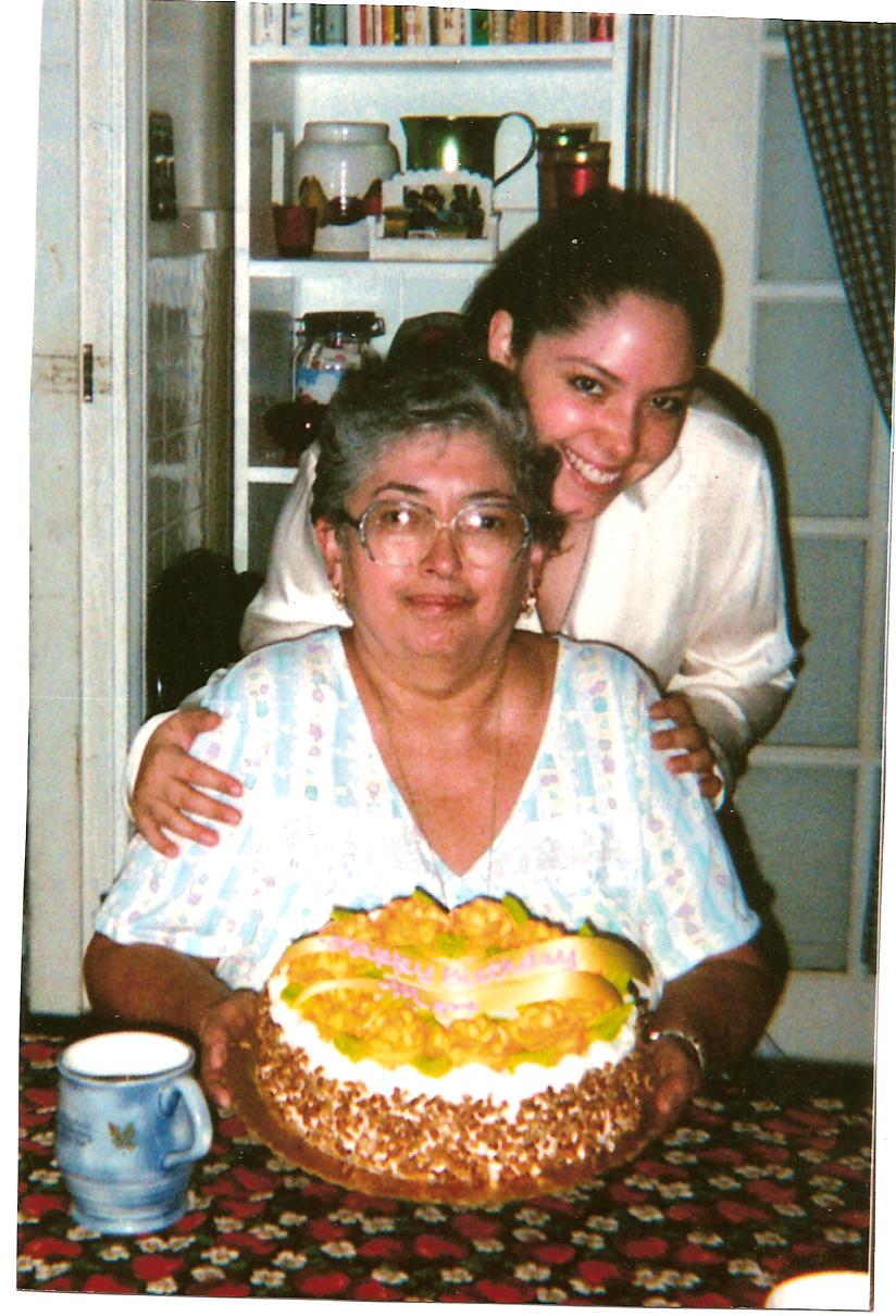 Celebrating Rosies birthday in '03.